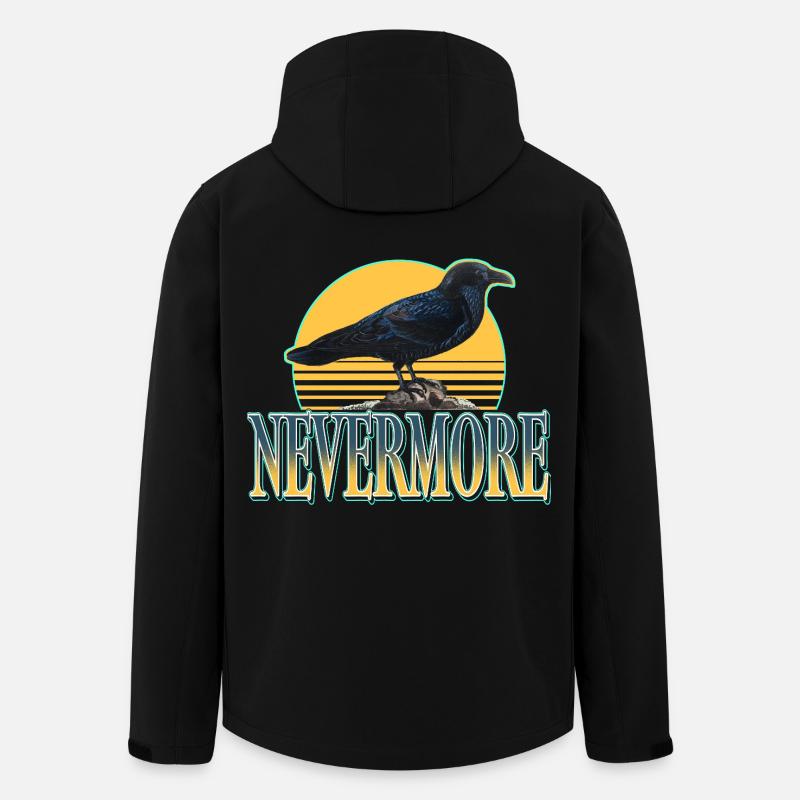 Nevermore – Ravens & Gothic Aesthetics - Men’s Recycled Softshell Jacket by Stanley/Stella - black
