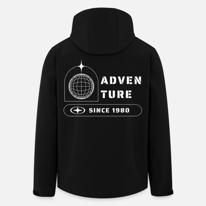 Adventure Explorer Travel 1980 - Men’s Recycled Softshell Jacket by Stanley/Stella - black