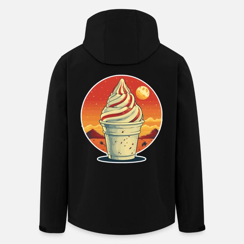 Eisbecher Porträt - Recycelte Männer Softshell-Jacke von Stanley/Stella - Schwarz