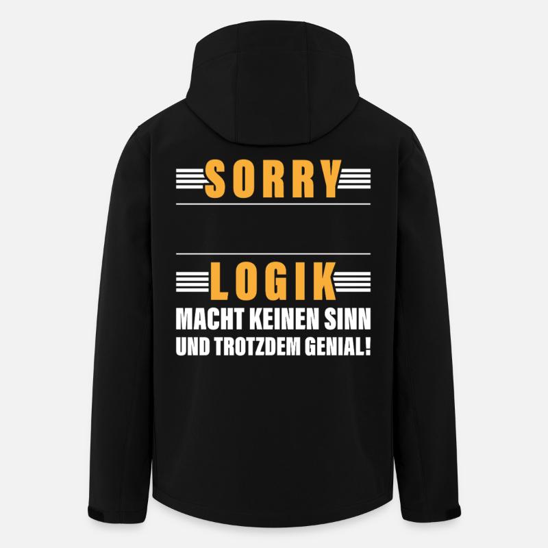 Personalisierbar Beruf Logik Name Geschenk Witzig - Recycelte Männer Softshell-Jacke von Stanley/Stella - Schwarz