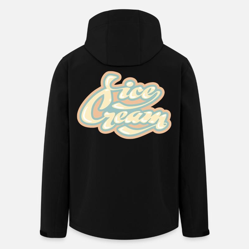 Eis Swirl - Recycelte Männer Softshell-Jacke von Stanley/Stella - Schwarz