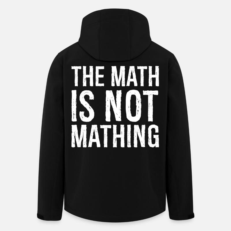 the math is not mathing - Men’s Recycled Softshell Jacket by Stanley/Stella - black