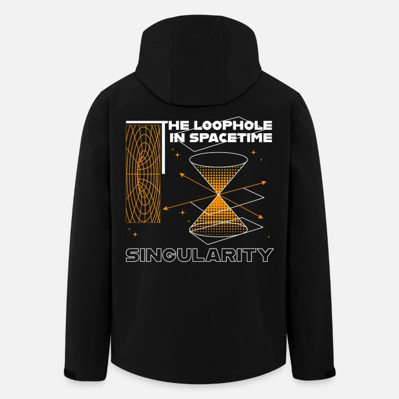 Loophole in Spacetime - Recycelte Männer Softshell-Jacke von Stanley/Stella - Schwarz