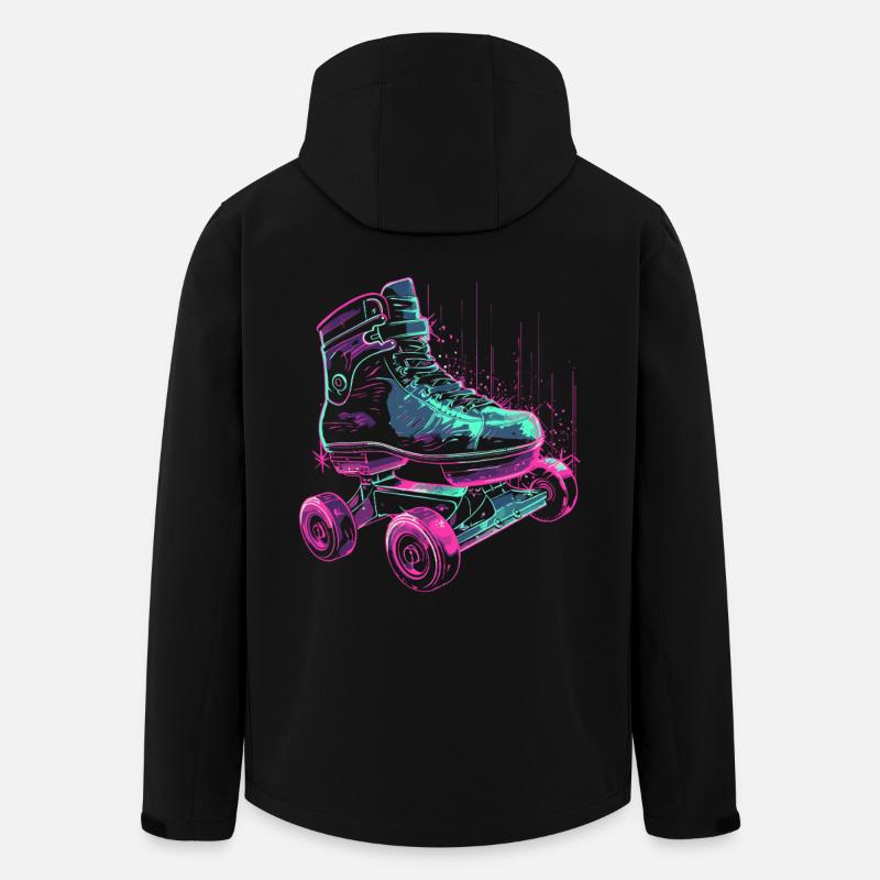 Rollschuhe Steampunk - Recycelte Männer Softshell-Jacke von Stanley/Stella - Schwarz