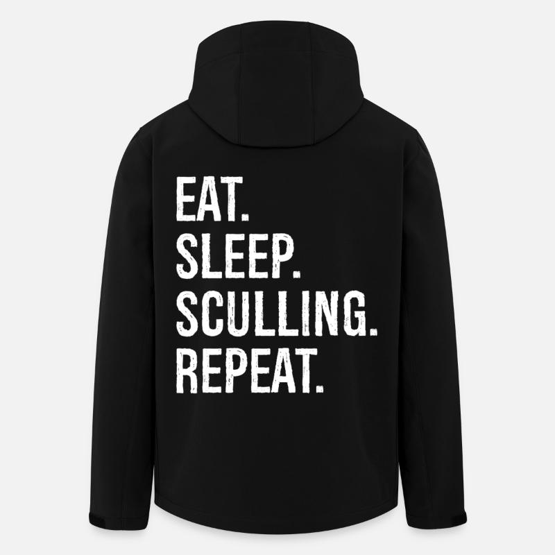 Manger dormir godille répéter - Veste softshell homme en polyester recyclé Stanley/Stella - noir