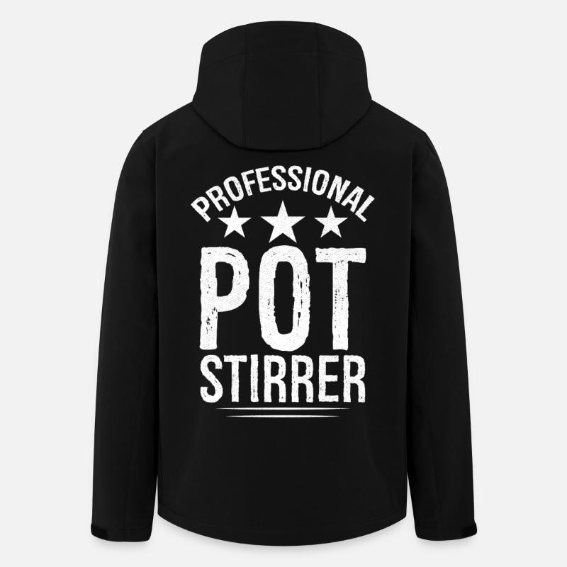professional pot stirrer - Recycelte Männer Softshell-Jacke von Stanley/Stella - Schwarz