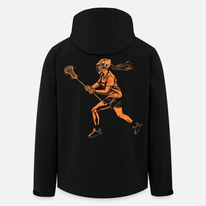 90er Lacrossespielerin - Recycelte Männer Softshell-Jacke von Stanley/Stella - Schwarz