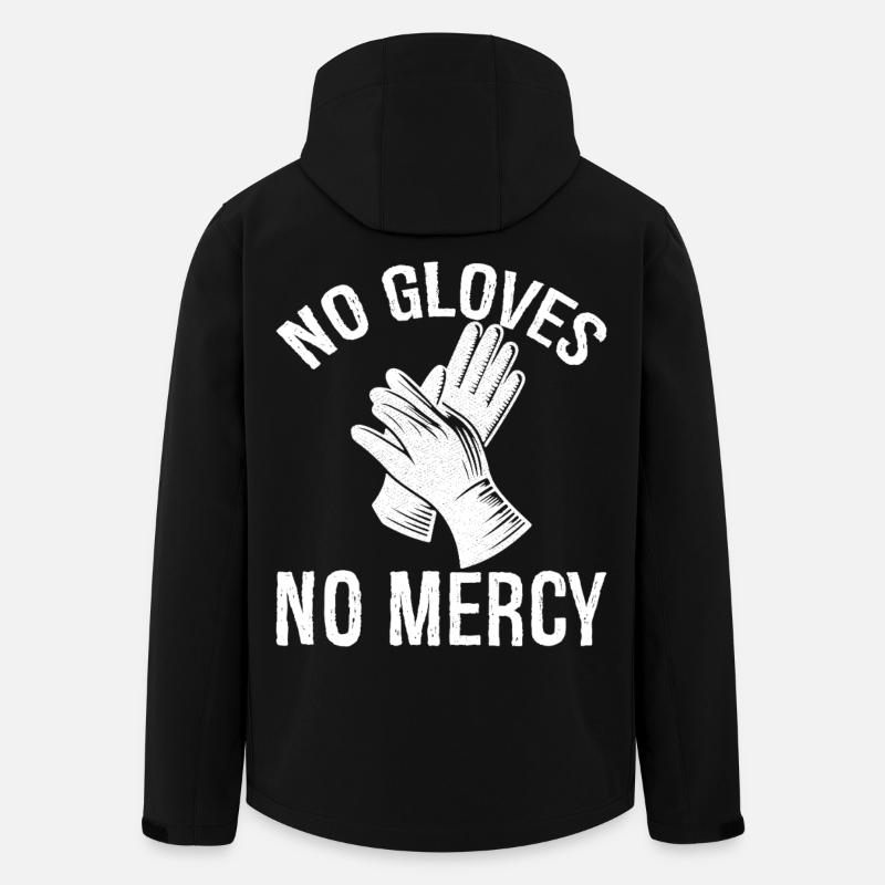no gloves no mercy - Men’s Recycled Softshell Jacket by Stanley/Stella - black