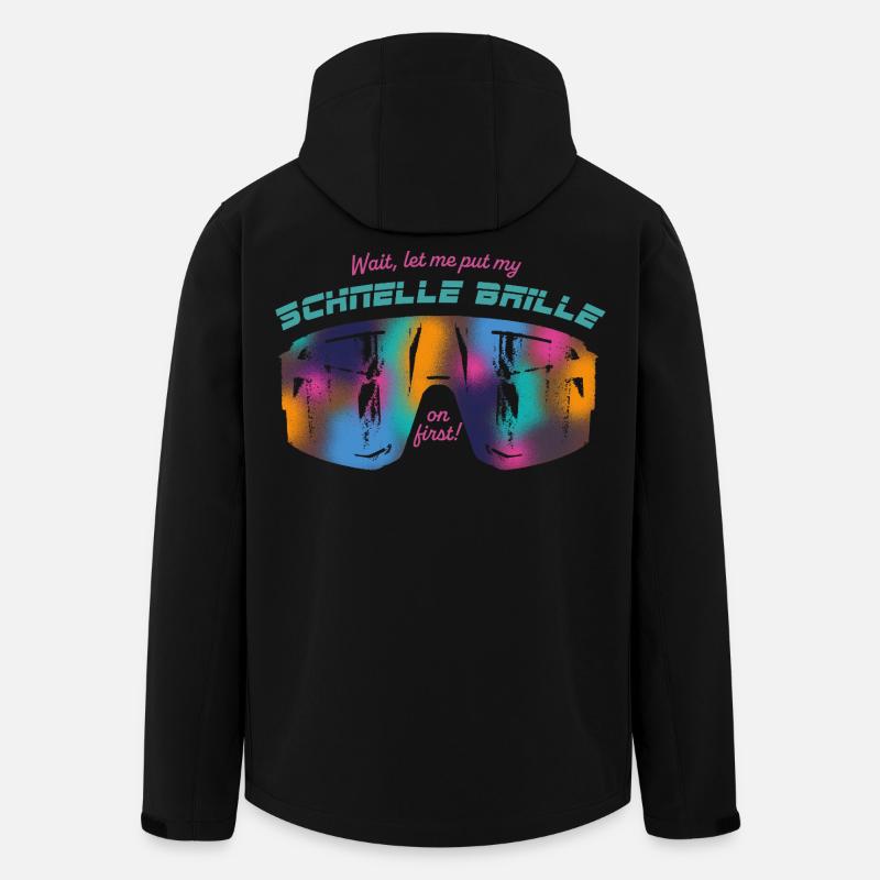 Fast Goggles Mode - Men’s Recycled Softshell Jacket by Stanley/Stella - black