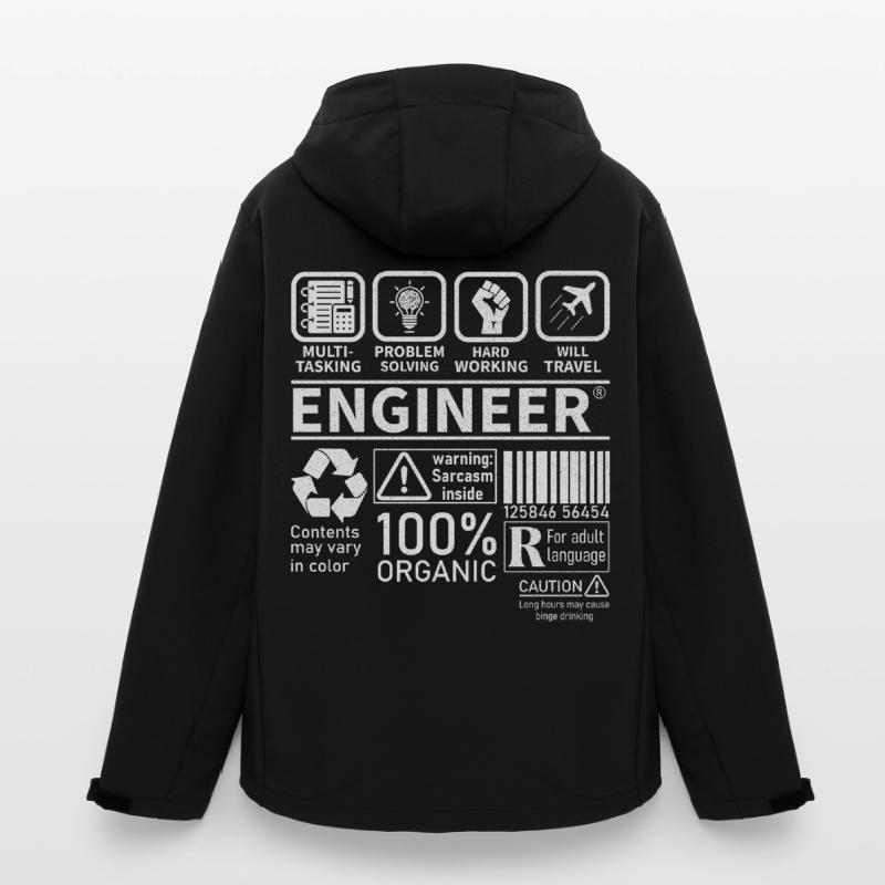 engineer multitasking problem solving hard working Recycelte Männer Softshell-Jacke von Stanley/Stella