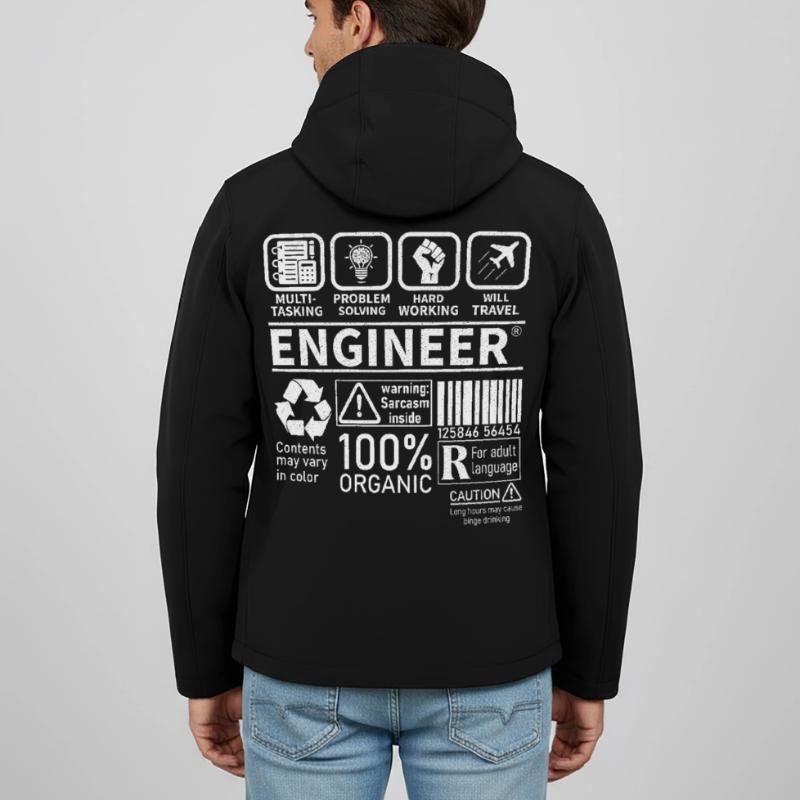 engineer multitasking problem solving hard working Recycelte Männer Softshell-Jacke von Stanley/Stella