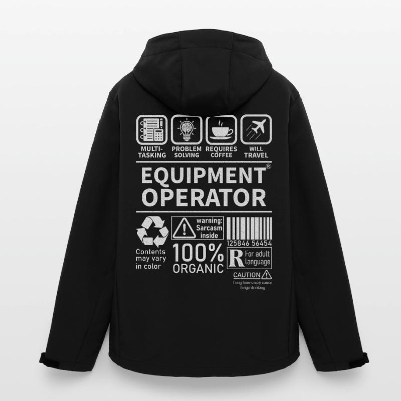 Equipment operator multi tasking problem solving Recycelte Männer Softshell-Jacke von Stanley/Stella