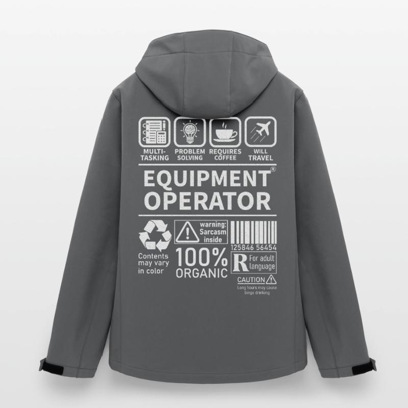 Equipment operator multi tasking problem solving Recycelte Männer Softshell-Jacke Discoverer von Stanley/Stella