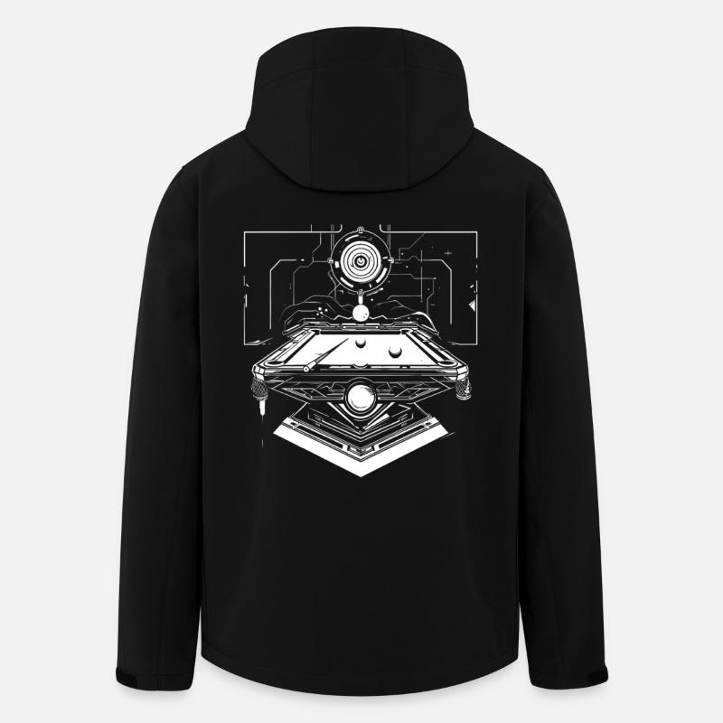 Billard Steampunk - Veste softshell homme en polyester recyclé Discoverer Stanley/Stella - noir