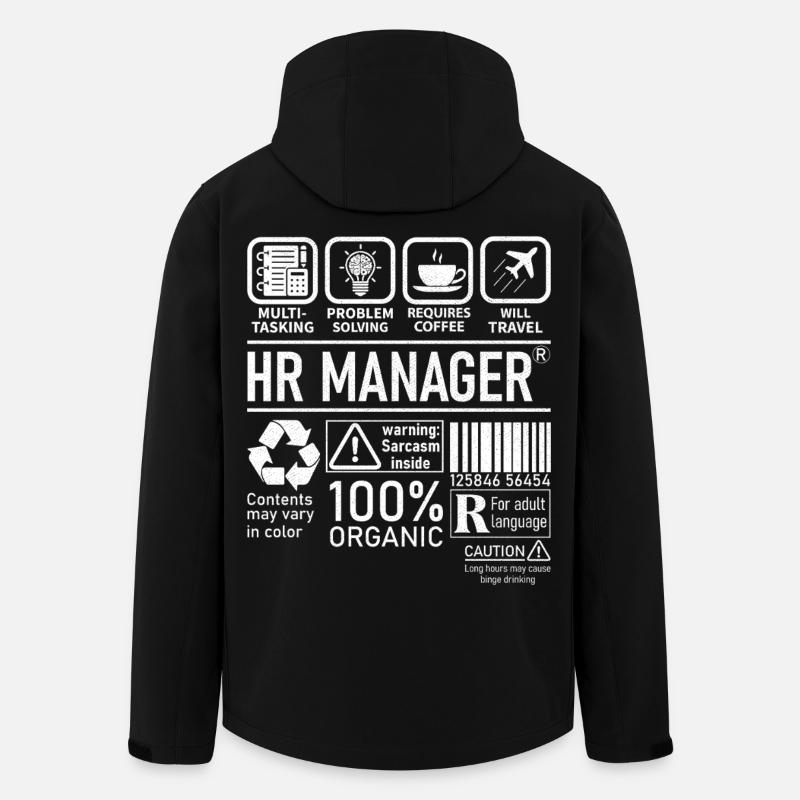 Hr Manager multi tasking problem solving - Men’s Recycled Softshell Jacket by Stanley/Stella - black