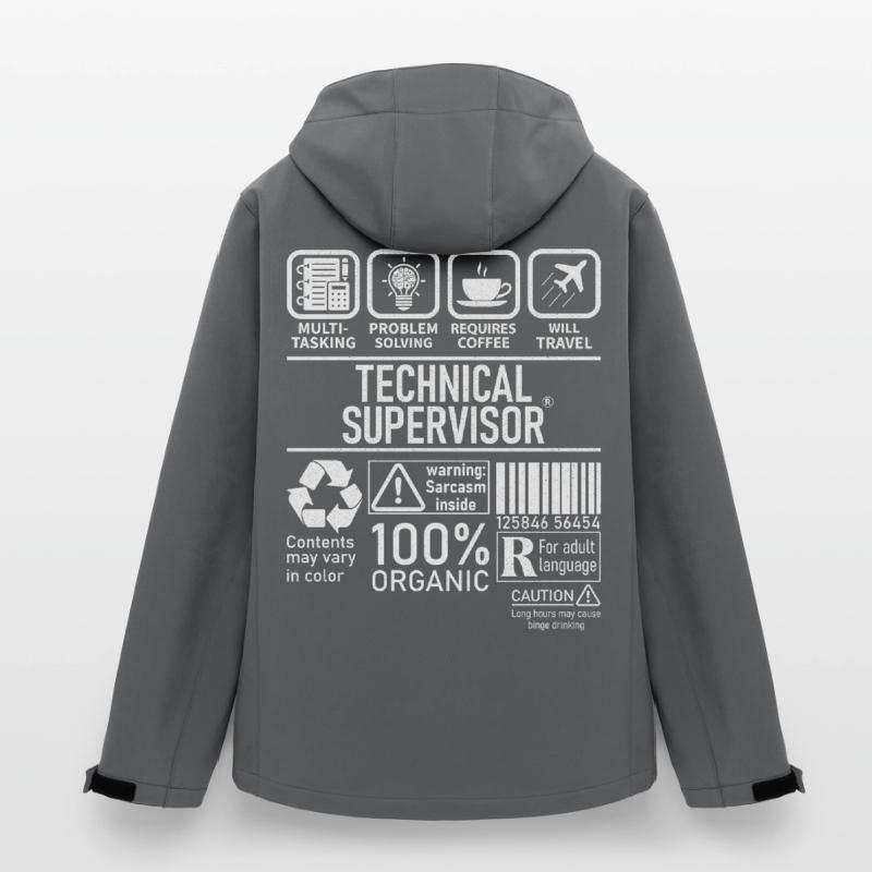 Technical Supervisor multi tasking problem solving Men’s Recycled Softshell Jacket by Stanley/Stella