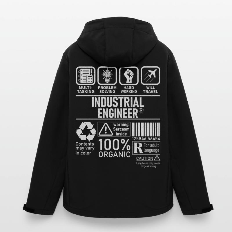 Industrial Engineer multi tasking problem solving Men’s Recycled Softshell Jacket by Stanley/Stella