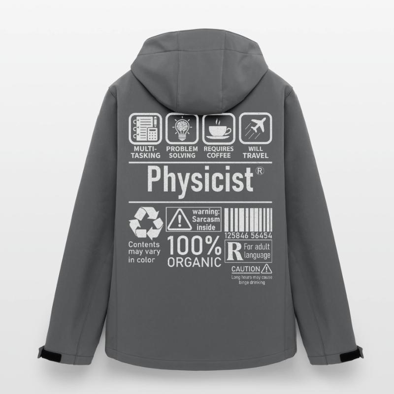 Physicist Specialist multi tasking problem solving Men’s Recycled Softshell Jacket by Stanley/Stella