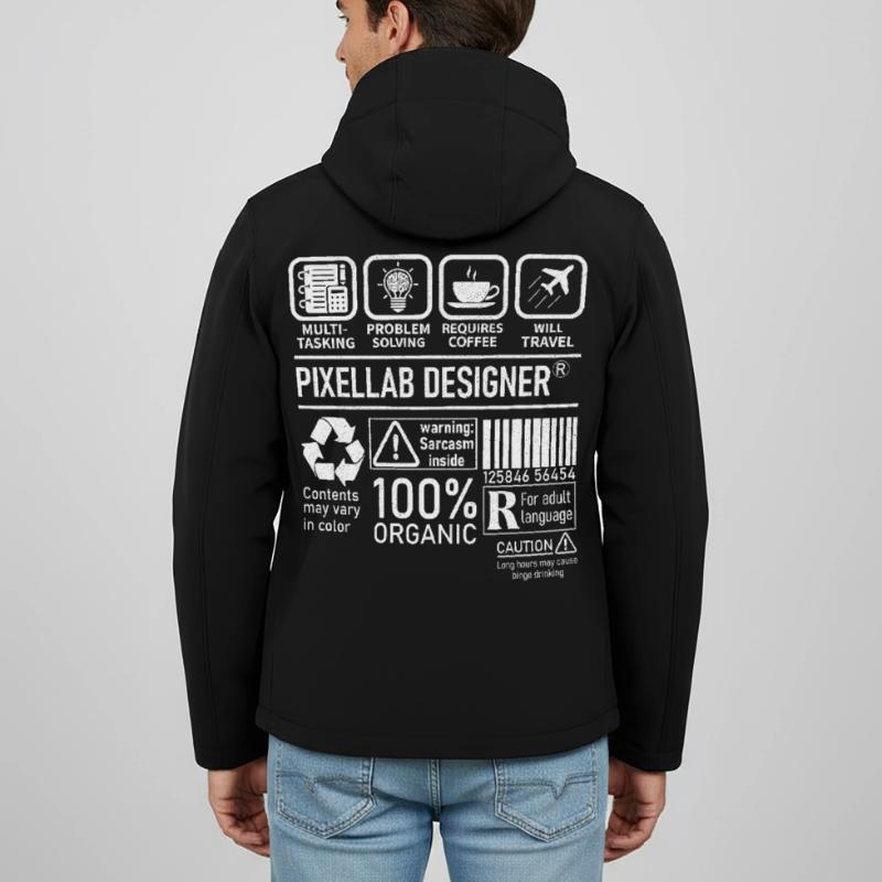 Pixellab Designer multi tasking problem solving Recycelte Männer Softshell-Jacke von Stanley/Stella