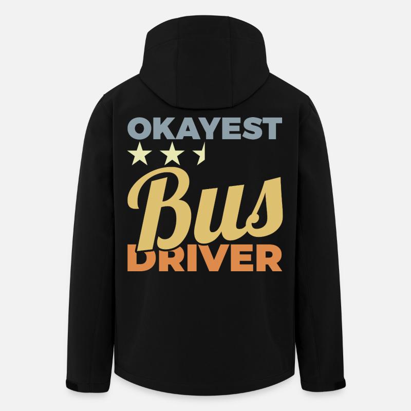 Durchschnittlicher Busfahrer - Recycelte Männer Softshell-Jacke von Stanley/Stella - Schwarz