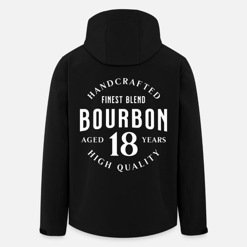 Bourbon 18 Years - Recycelte Männer Softshell-Jacke von Stanley/Stella - Schwarz