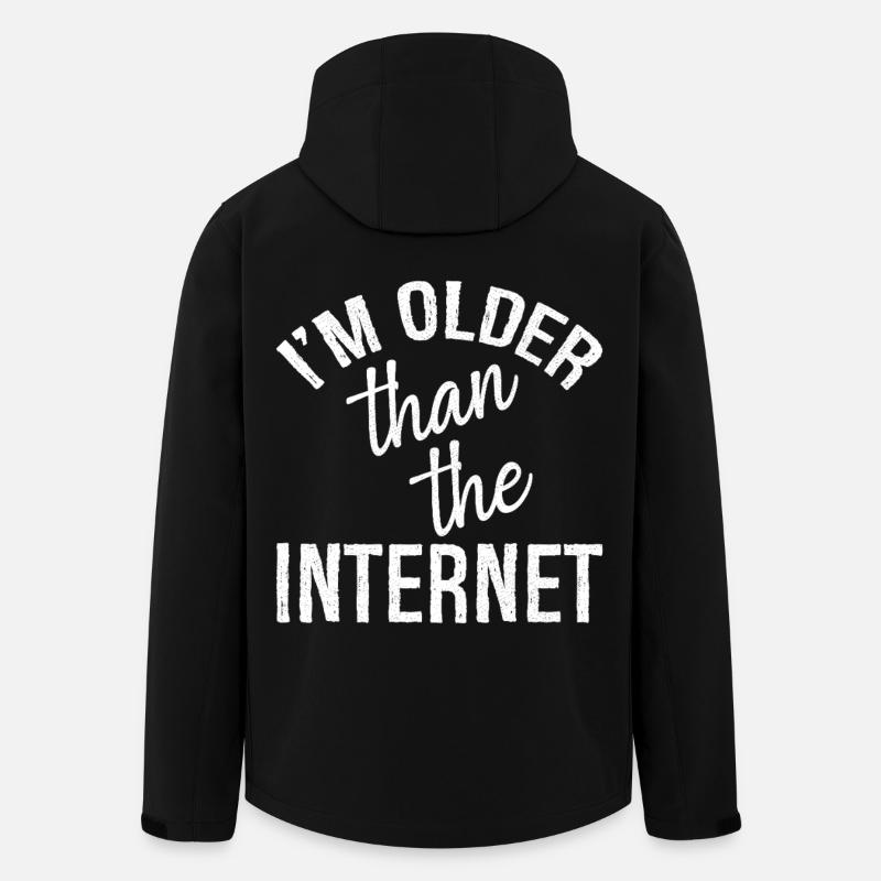 I'm older than the Internet - Men’s Recycled Softshell Jacket by Stanley/Stella - black