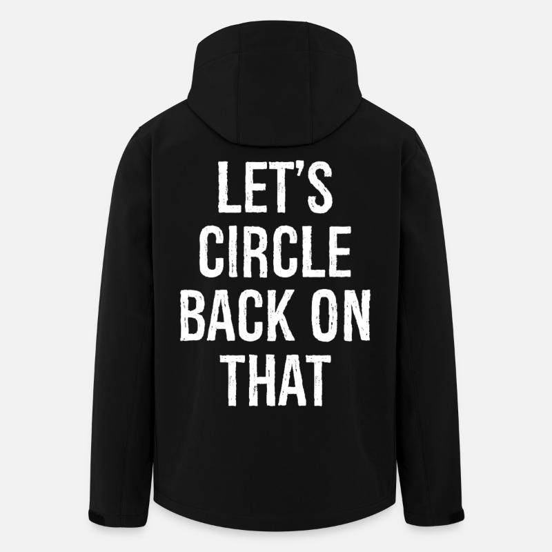 let's circle back on that - Men’s Recycled Softshell Jacket by Stanley/Stella - black