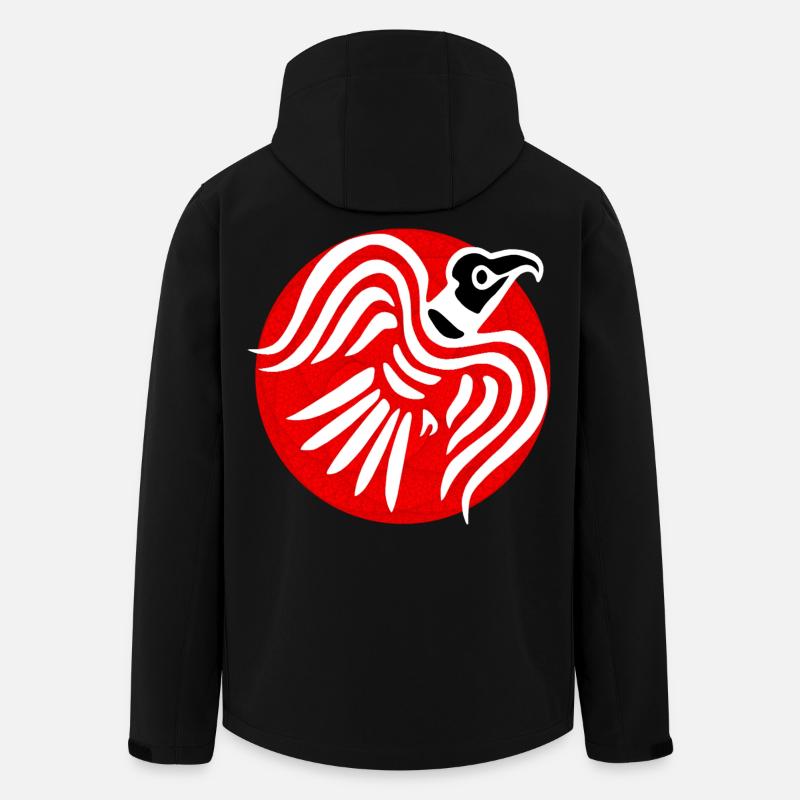 Wikinger Rabe - Recycelte Männer Softshell-Jacke von Stanley/Stella - Schwarz