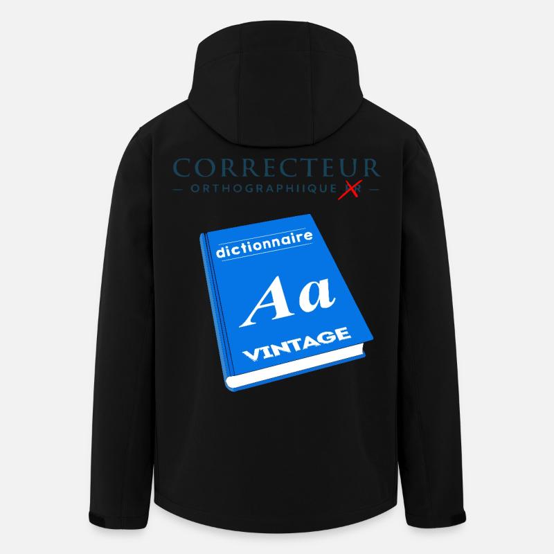 Spell checker - Men’s Recycled Softshell Jacket by Stanley/Stella - black