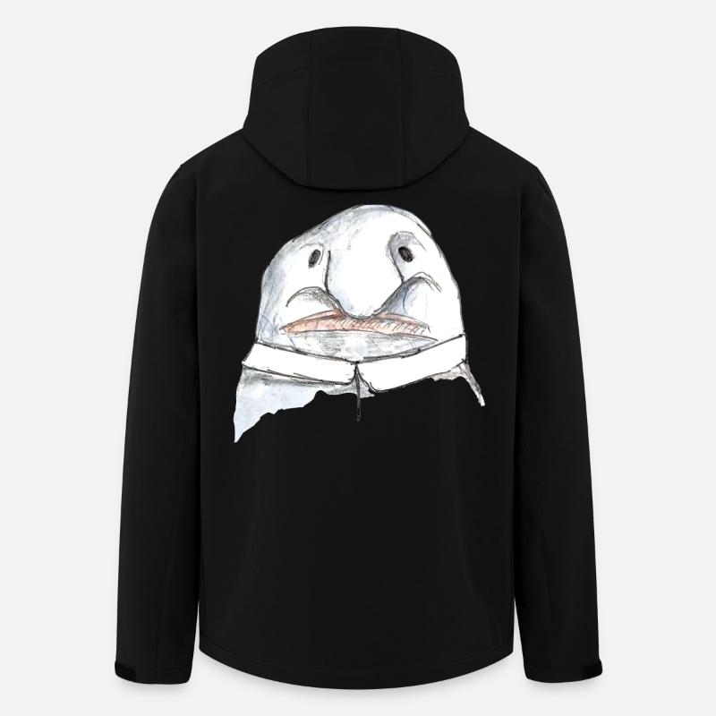 Blob - Recycelte Männer Softshell-Jacke von Stanley/Stella - Schwarz