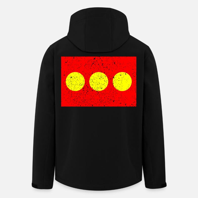 Christiania - Recycelte Männer Softshell-Jacke von Stanley/Stella - Schwarz