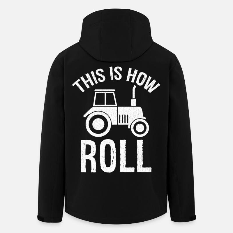 this is how roll - Men’s Recycled Softshell Jacket by Stanley/Stella - black