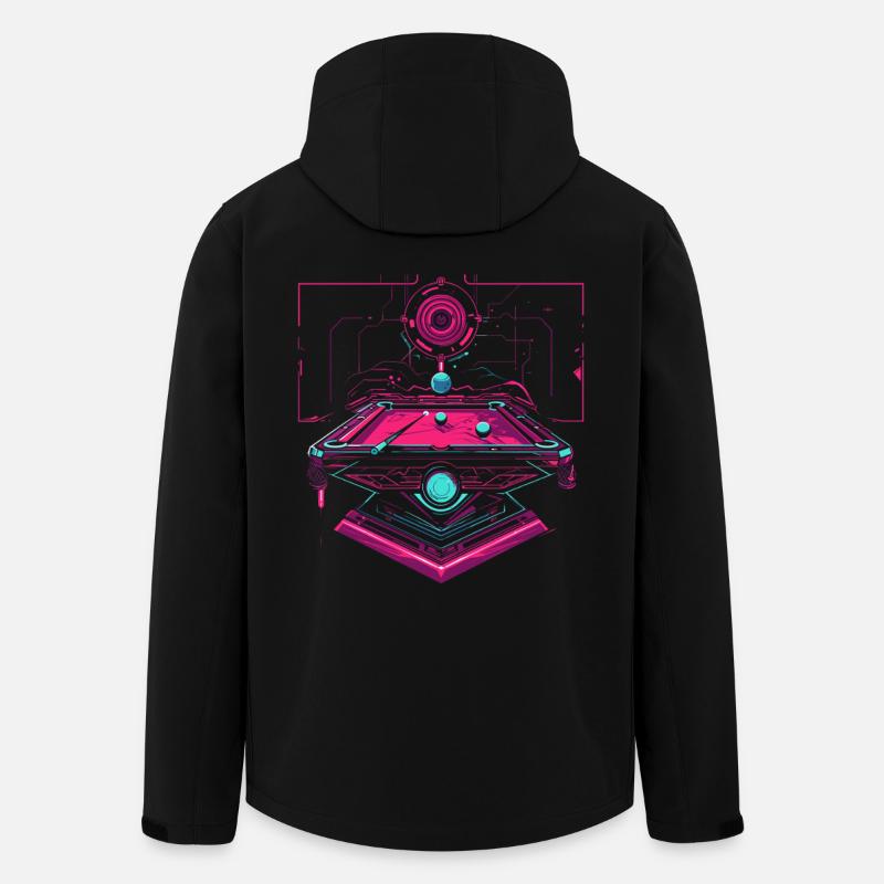 Billard Steampunk Look - Recycelte Männer Softshell-Jacke von Stanley/Stella - Schwarz