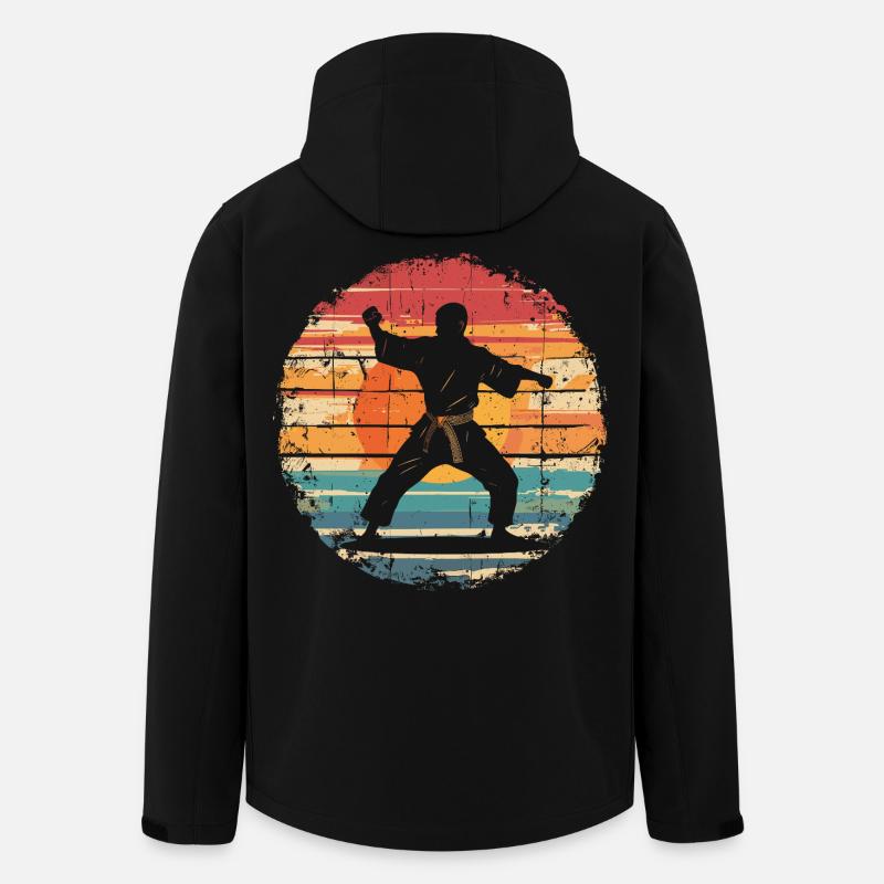 Karatéka - Veste softshell homme en polyester recyclé Stanley/Stella - noir