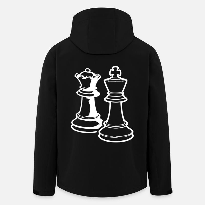 Schach - Recycelte Männer Softshell-Jacke von Stanley/Stella - Schwarz