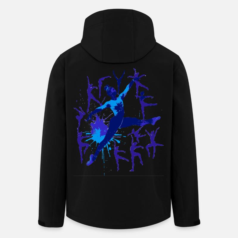 Ballet dansant4 - Veste softshell homme en polyester recyclé Stanley/Stella - noir