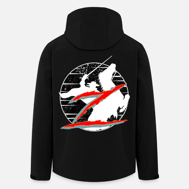 Horsman - Recycelte Männer Softshell-Jacke von Stanley/Stella - Schwarz