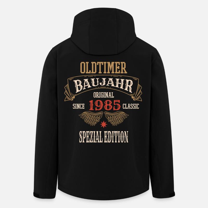 40.Geburtstag Mann Frau 40 Jahre - Recycelte Männer Softshell-Jacke von Stanley/Stella - Schwarz