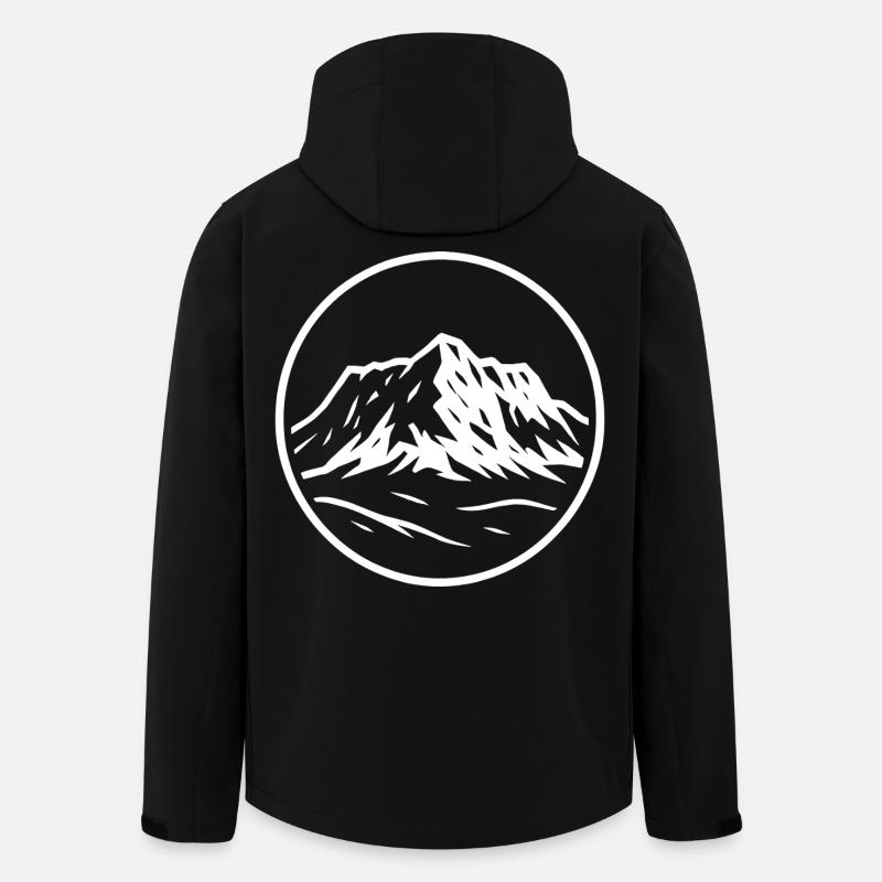 Zugspitze - Recycelte Männer Softshell-Jacke von Stanley/Stella - Schwarz