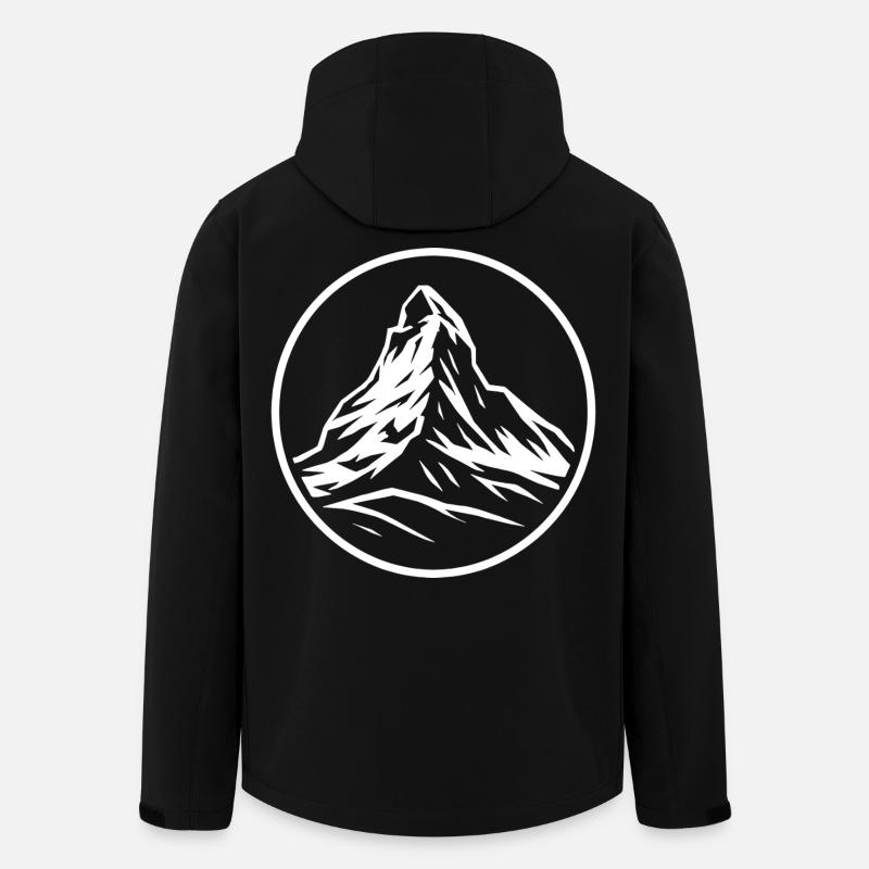 Cervin - Veste softshell homme en polyester recyclé Stanley/Stella - noir