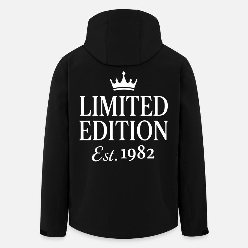 Edition limitée Est 1982 - Veste softshell homme en polyester recyclé Stanley/Stella - noir