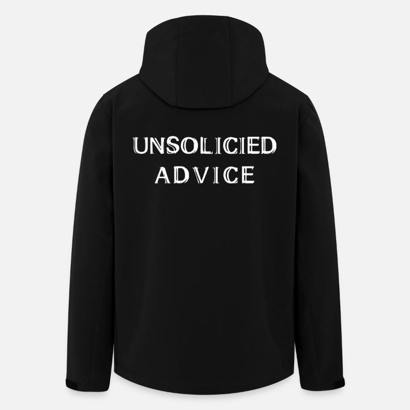 Unsolicited Advice - Men’s Recycled Softshell Jacket by Stanley/Stella - black