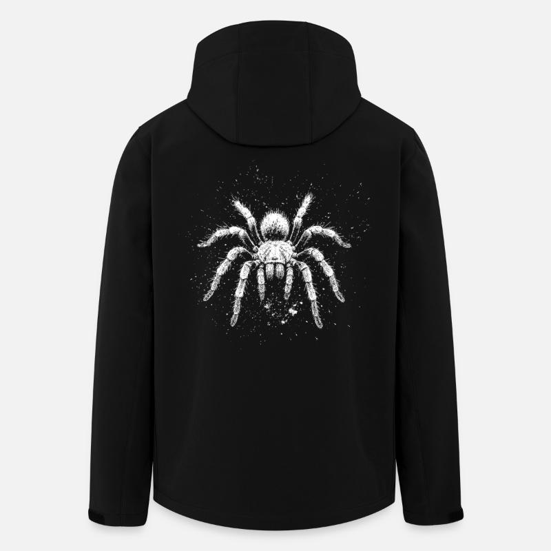 Vogelspinne - Recycelte Männer Softshell-Jacke von Stanley/Stella - Schwarz