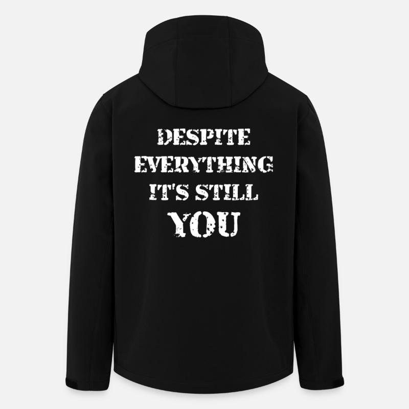 Despite Everything It's Still You - Recycelte Männer Softshell-Jacke von Stanley/Stella - Schwarz