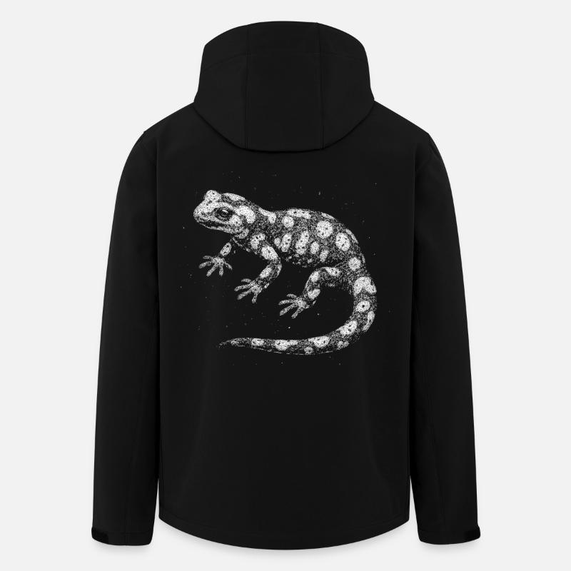 Fire salamander - Men’s Recycled Softshell Jacket by Stanley/Stella - black