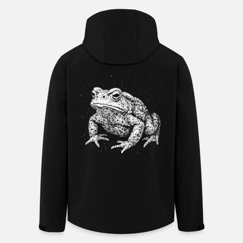 Kröte - Recycelte Männer Softshell-Jacke von Stanley/Stella - Schwarz