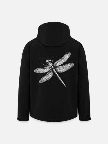 Dragonfly - Men’s Recycled Softshell Jacket by Stanley/Stella - black