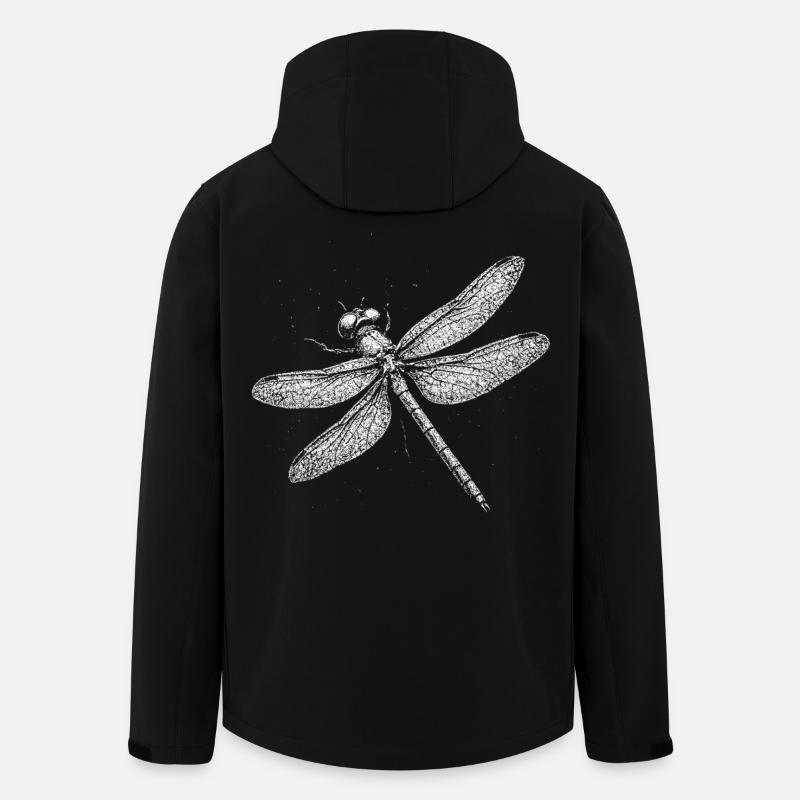 Libellule - Veste softshell homme en polyester recyclé Stanley/Stella - noir