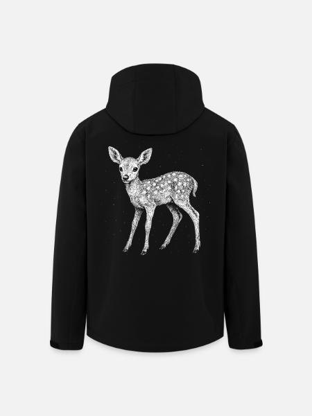 Faon - Veste softshell homme en polyester recyclé Stanley/Stella - noir