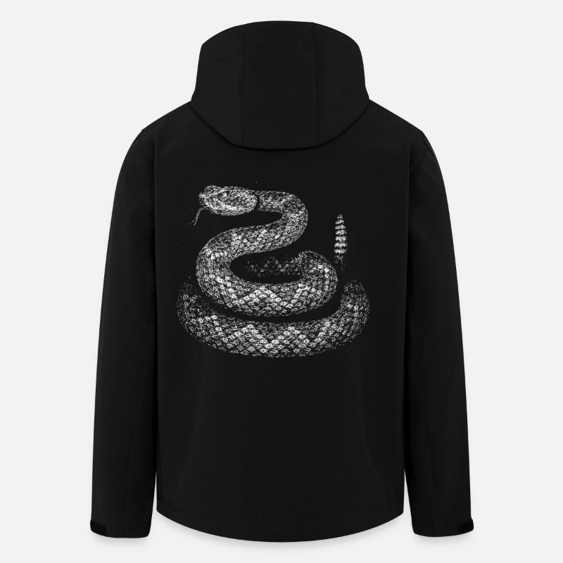 Snake - Men’s Recycled Softshell Jacket by Stanley/Stella - black